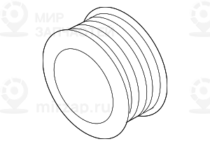Ременный шкив генератора DB=49MM! заменен на 12317560483 BMW 12317552353