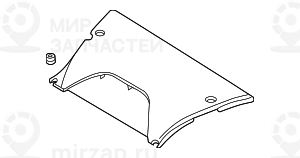 Кожух воздухозаборника BMW 13711437101