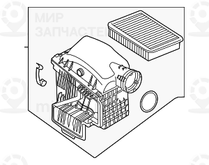 Глушитель шума всасывания Л ZYL. 1-4 BMW 13717544408