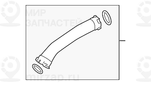 Воздуховод наддувочного воздуха ! заменен на 13718672108 BMW 13717612095