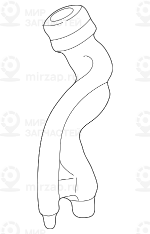 Труба наливной горловины пластмассовая! заменен на 16116758269 BMW 16111182912