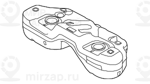 Топливный бак пластмассовый BMW 16117194746