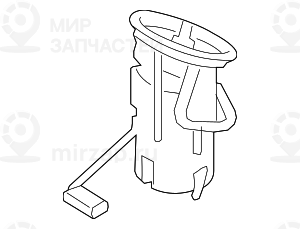 Блок подачи с датчиком уровня топлива П! заменен на 16117314804 BMW 16117285443