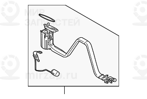 Блок подачи топлива со встроен.насосом П 5 BAR BMW 16147174893