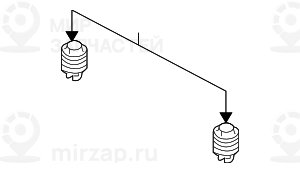 Кронштейн радиатора водяного охлаждения! заменен на 17117514402 BMW 17111436263