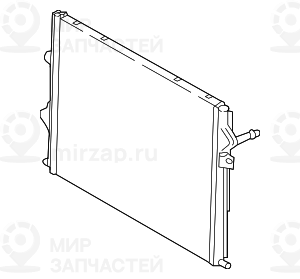 Kьhlmittelkьhler BMW 17118482625