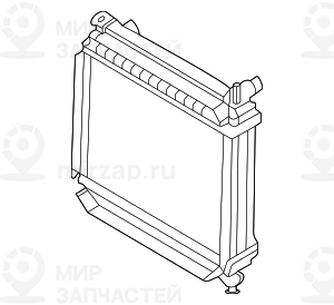 Ausgelagerter Kьhlmittelkьhler BMW 17118630028
