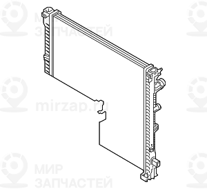 Kьhlmittelkьhler BMW 17118642742