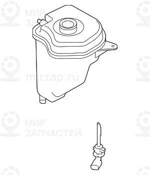 Расширительный бачок ! заменен на 17137647290 BMW 17137552546