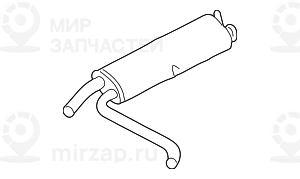 Промежуточный глушитель BMW 18307541220