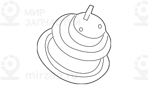 Резиновая подушка П! заменен на 22114414035 BMW 22111091971