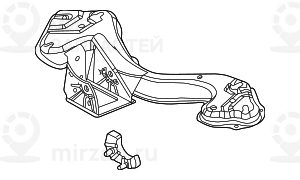 Опорная балка коробки передач BMW 22316751228
