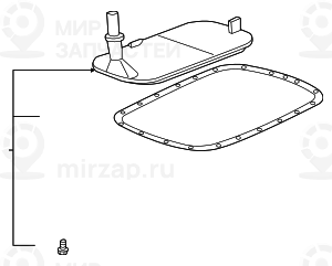 Комплект масляных фильтров! заменен на 24117510012 BMW 24111423604