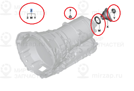 Ремонтный комплект выходной части BMW 24207588897