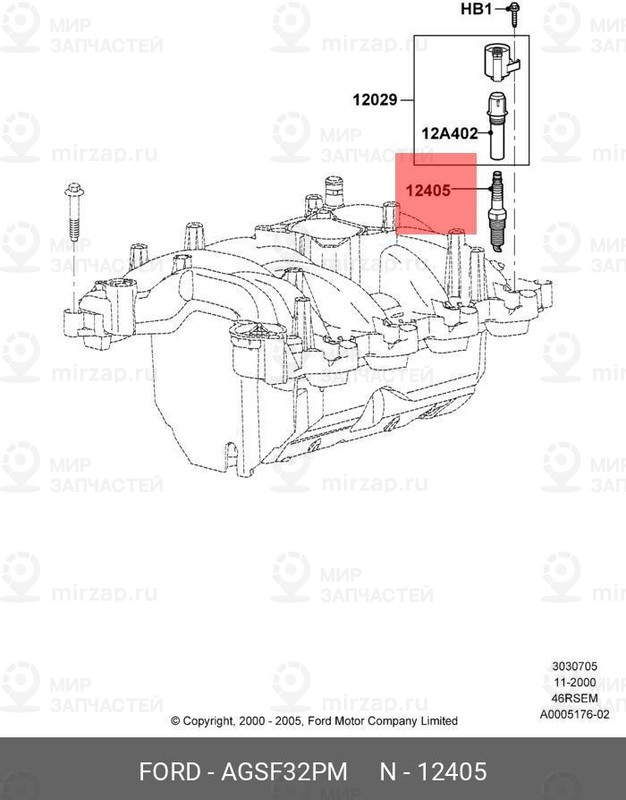 Запчасть FORD AGSF32PM