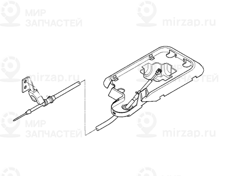 тросовый привод BMW 25161422135