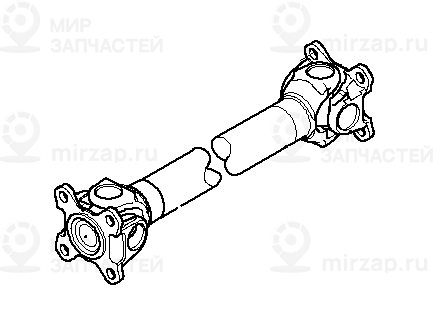 Карданный вал Пд L=644MM BMW 26207534636