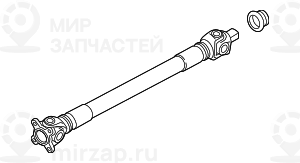 Карданный вал Пд L=709MM ! заменен на 26208605866 BMW 26207597649