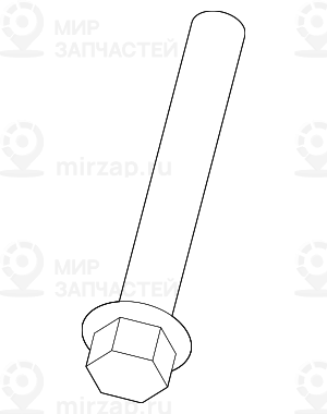 Болт с шестигранной головкой с фланцем M12X121-10.9 BMW 31106795930