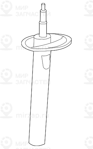 Амортизационная стойка Л Пд BILSTEIN! заменен на 31313453521 BMW 31303451391