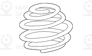 витая пружина передняя BMW 31336753485
