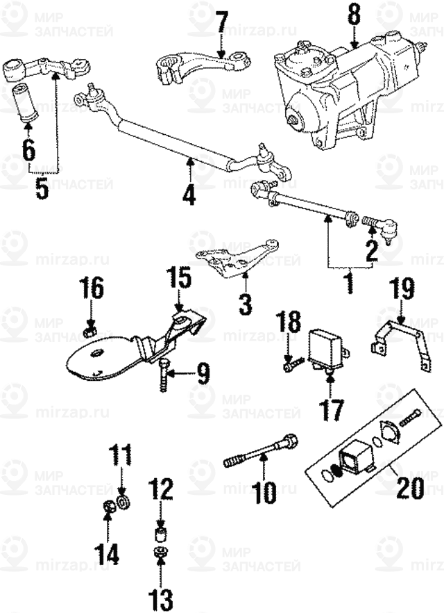втулка (больше не поставляется) BMW 32101134058