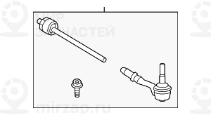 Поперечная Рулевая Тяга Л BMW 32105A38DE0