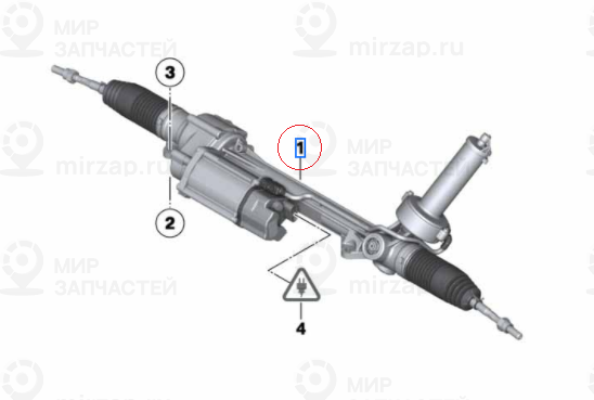 Оборотный электрический рул.мех. BMW 32106791050