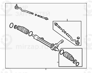 Оборотный рулевой механизм BMW 32116777506