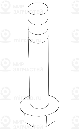 Болт с шестигранной головкой с фланцем M10X67-8.8! заменен на 32106781639 BMW 32136751257