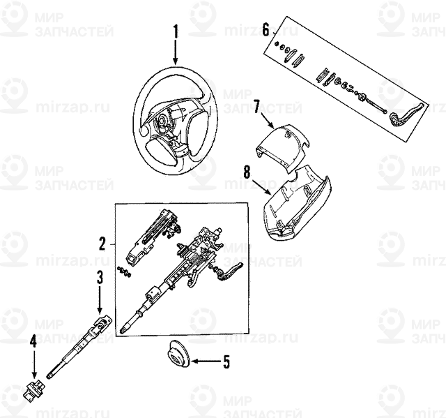Спорт.рул.колесо,M-ст.с НПБ кожа многоф. SCHWARZ BMW 32303455484