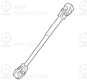 Нижняя секция вала рулевого управления ! заменен на 32306791295 BMW 32306857858