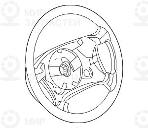 Рулевое колесо кожа GRAU BMW 32346761759