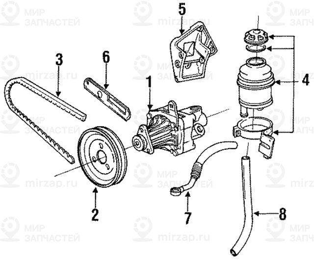 Клиновой ремень 9,5X825! заменен на 32421706825 BMW 32411276314