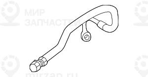 сливной трубопровод! заменен на 32416796391 BMW 32416751250