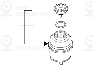 резервуар для масла! заменен на 32416782538 BMW 32416763458