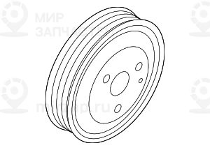 ременный шкив D=130MM ! заменен на 32428519873 BMW 32427810810