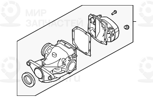 оборотный редуктор заднего моста I=3,46 ! заменен на 33107526374 BMW 33107526375