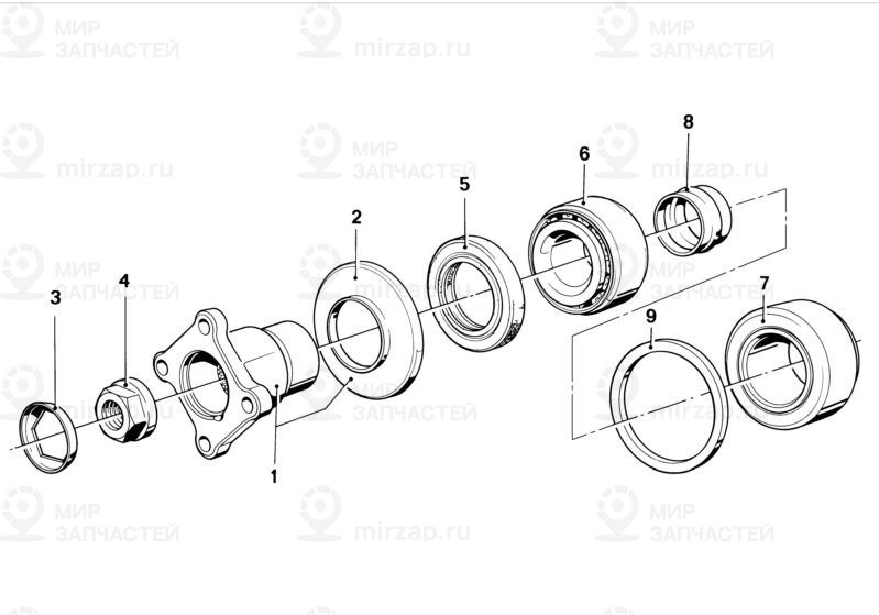 Конический роликовый подшипник 36,5X76,2X29,3 ! заменен на 33121204315 BMW 33121203616