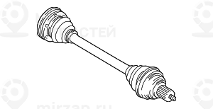 Оборотный выходной вал LK=94MM/D=31MM BMW 33201229377