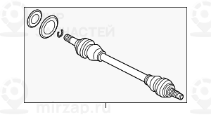 выходной вал D=38MM ! заменен на 33208609838 BMW 33207568471