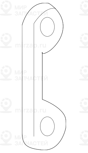 Подкладная пластина D=10,2MM/ZN! заменен на 26117501271 BMW 33211225736