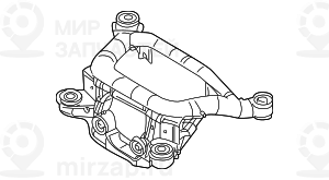 балка заднего моста BMW 33316770865