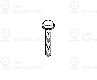 Болт с шестигранной головкой с шайбой M12X100-10.9! заменен на 33176760343 BMW 33321094474