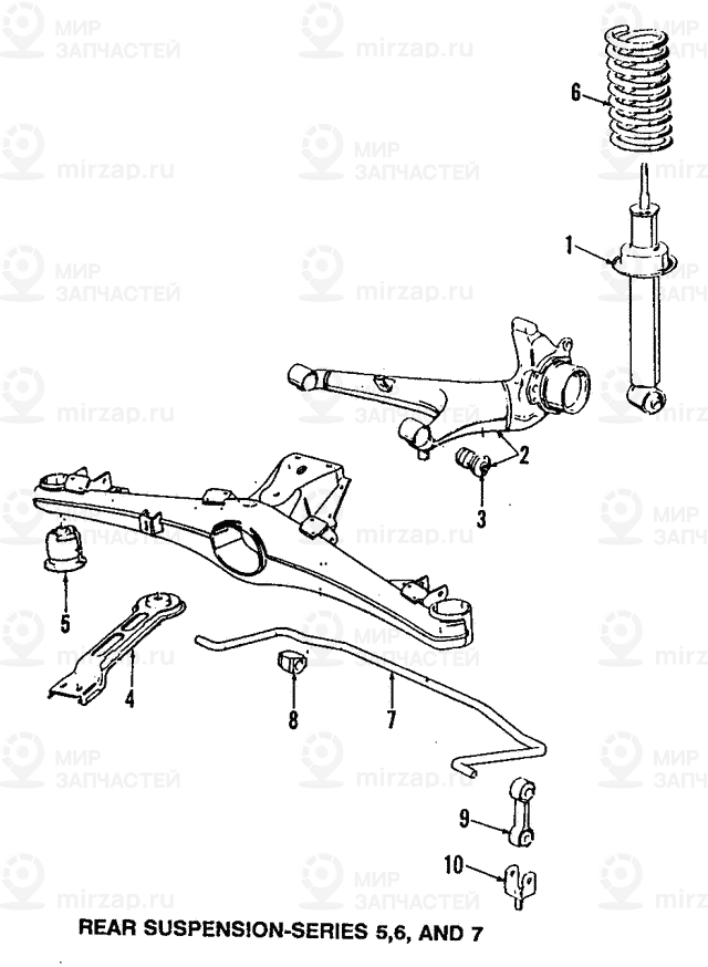 Подшипник скольжения! заменен на 33321135808 BMW 33321132937