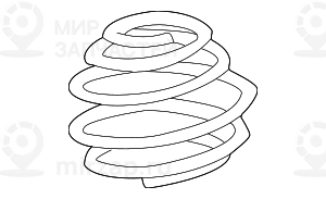 витая пружина BMW 33531091939