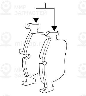 Рем.к-т торм.накладок, безасбестовых TEXTAR 4020! заменен на 34111161445 BMW 34111160356