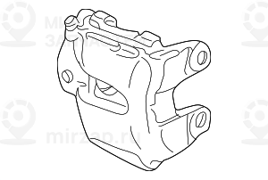 Корпус суппорта тормозного механизма Л! заменен на 34112282617 BMW 34112282175
