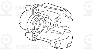 Корпус суппорта тормозного механизма Л BMW 34116761795