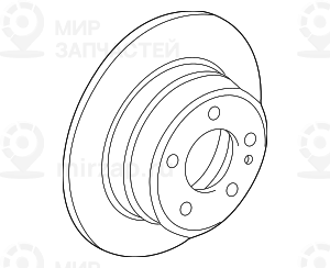 Тормозной диск вентилируемый 328X20! заменен на 34216767062 BMW 34211160233